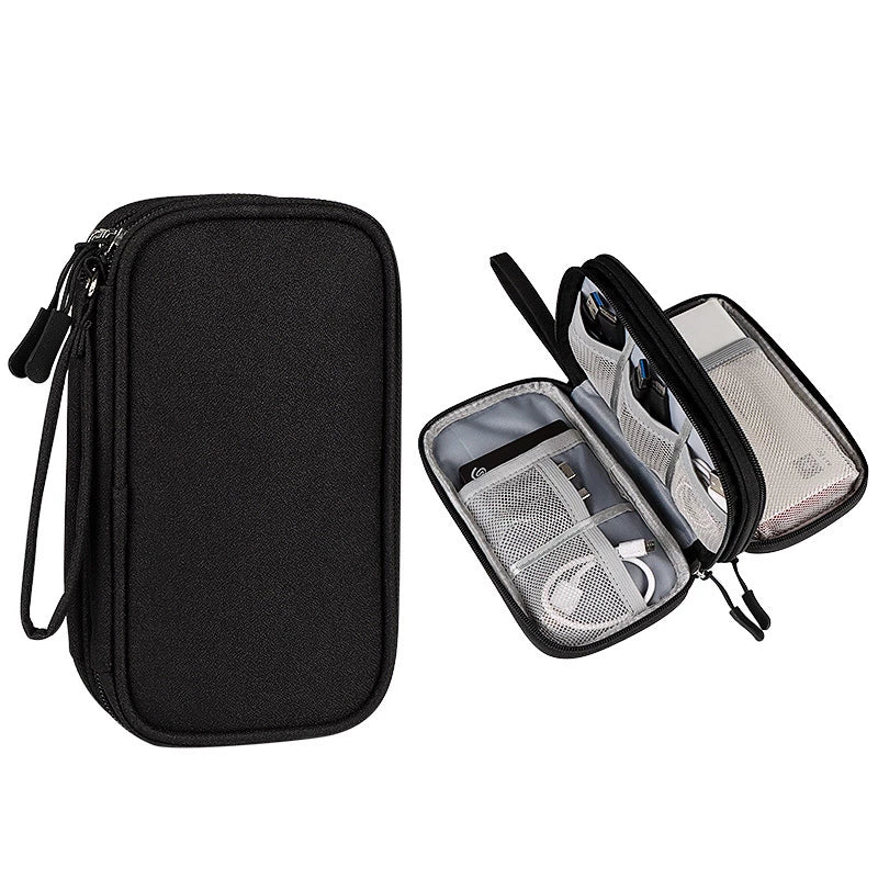 Estuche portátil para Celular, batería externa, cargador, Cable USB, disco duro, auriculares y mas!