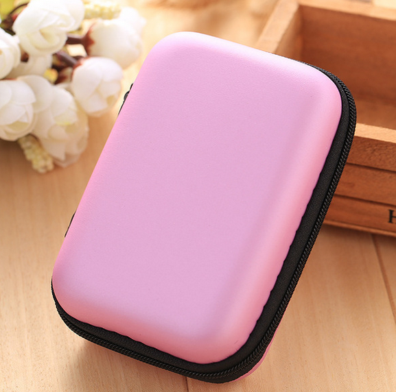 Estuche pequeño y exquisito para Auriculares, Monedero, Cable USB, accesorios