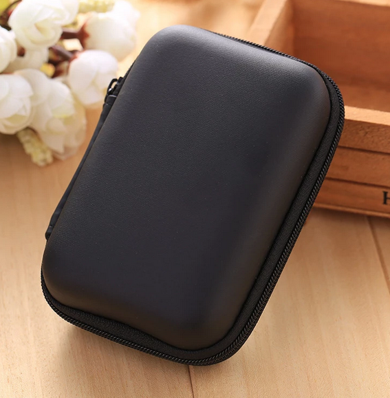 Estuche pequeño y exquisito para Auriculares, Monedero, Cable USB, accesorios