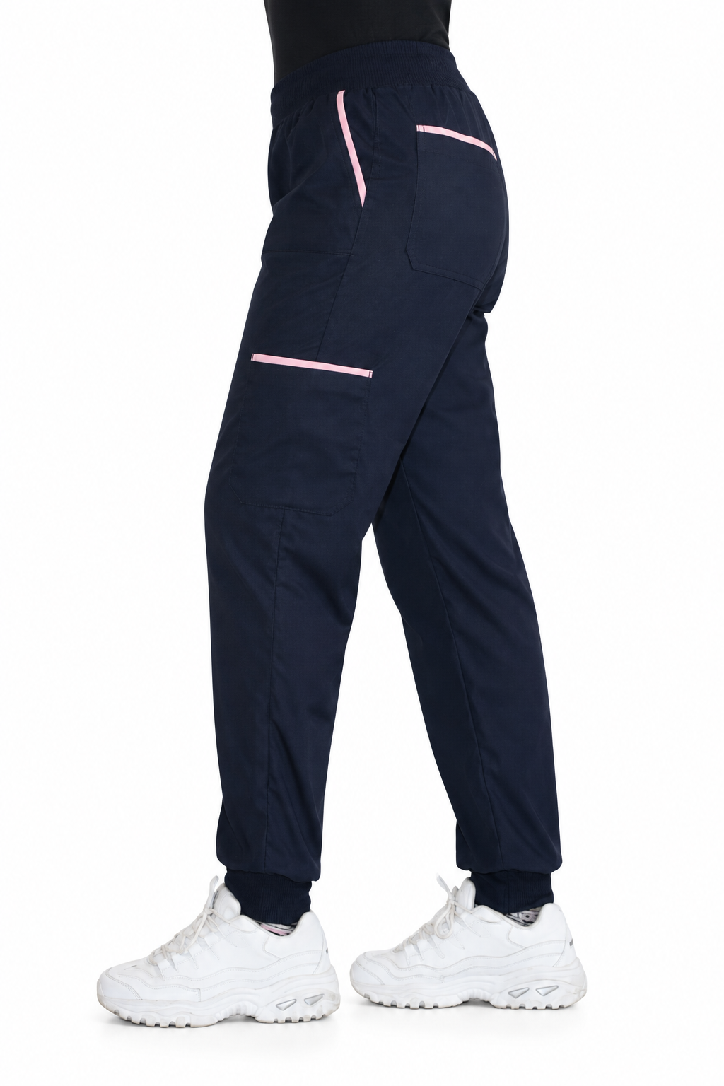 Conjunto Scrubs Antifluido, chaqueta cuello Mao & Jogger Be Med Uniformes Medicos TODO TEXTIL
