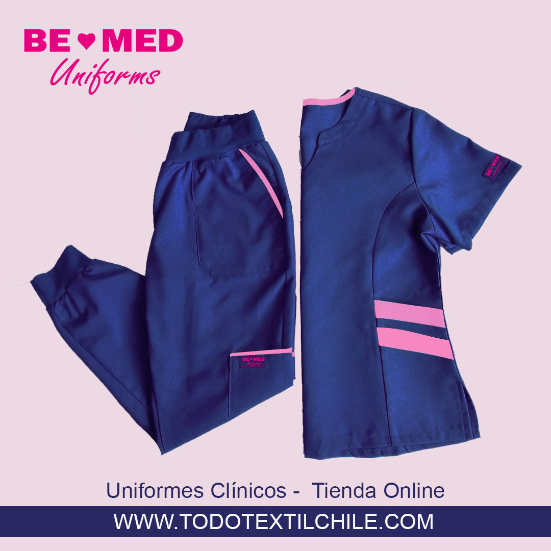 Conjunto Uniforme clínico scrub mas Jogger Be Med