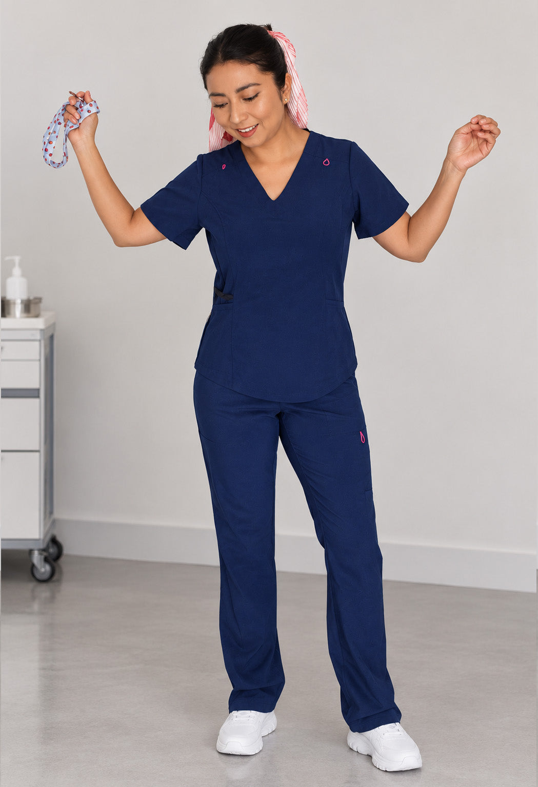CONJUNTO ANTIFLUIDO CLINICO AZUL
