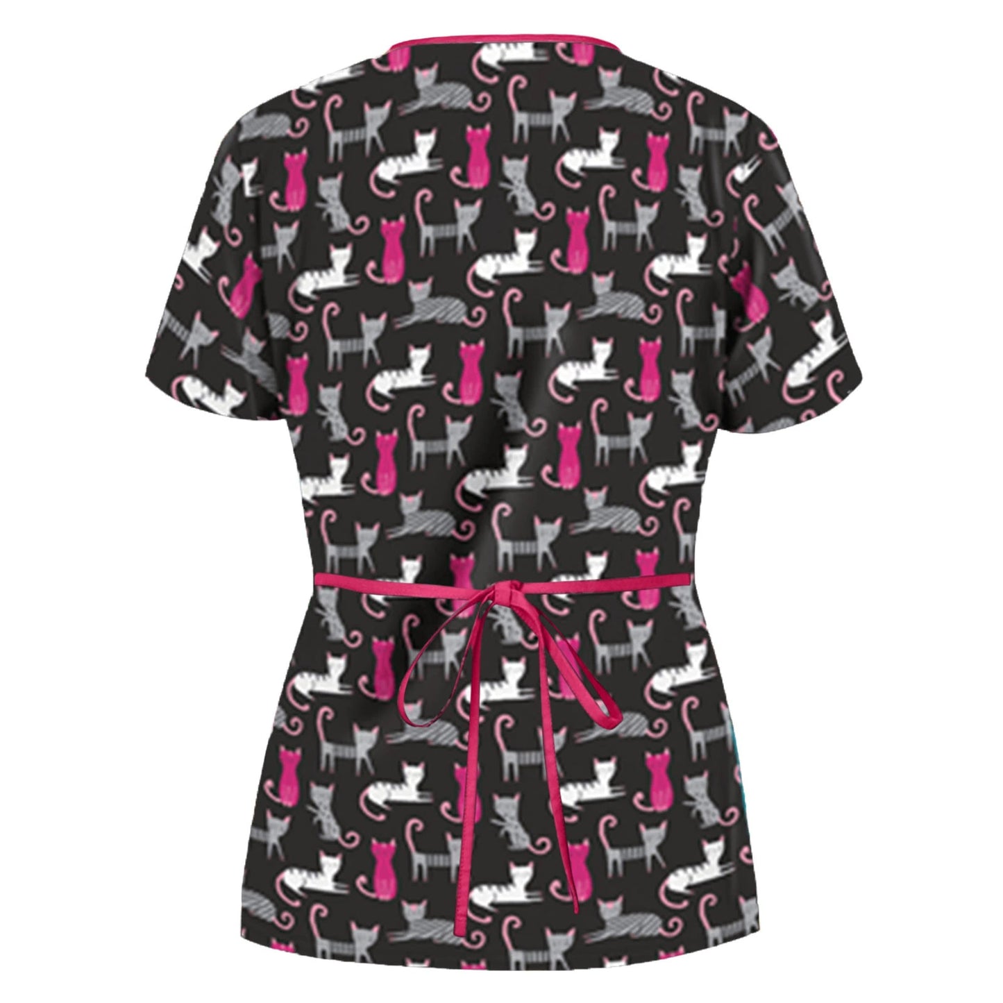 Blusa manga corta vivos Gatitos